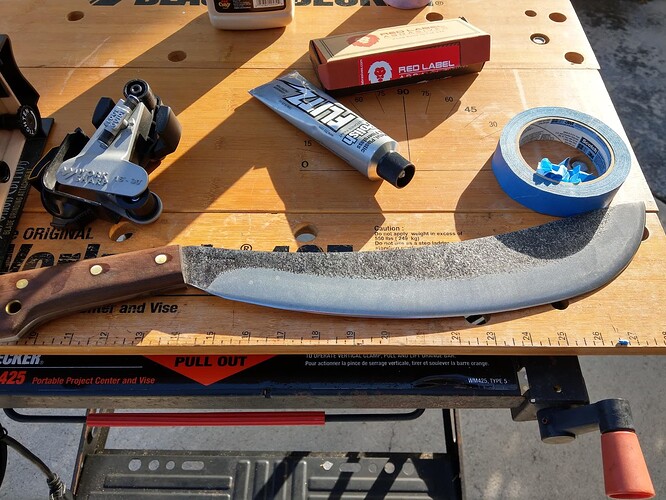 Repair & Sharpen a Knife using a Belt Sander & Wicked Edge Sharpener 