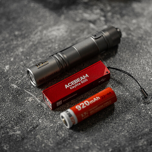 ACEBEAM Keylite500 EDC Flashlight -Red-P5