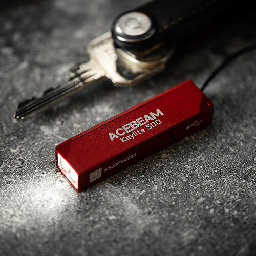 ACEBEAM Keylite500 EDC Flashlight -Red-P4