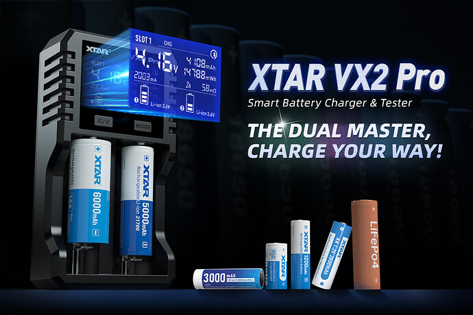 VX2 PRO Charger- XTAR