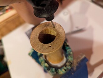 Drilling pilot holes