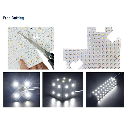Free-Cut-Sheet-Light-Panel