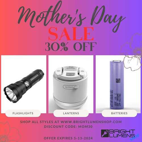 Mothers Day Sale 5-2-24 2