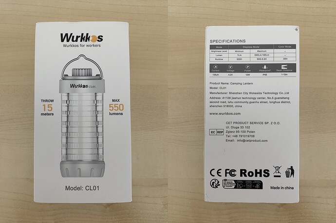 CL01 Packaging (with old branding)