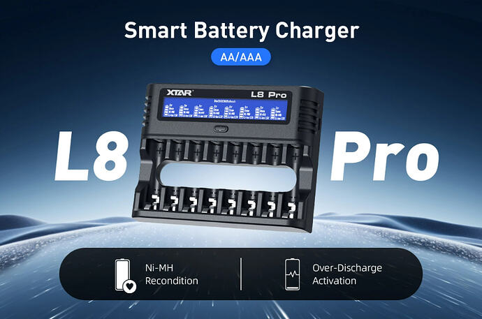 XTAR L8 PRO Charger