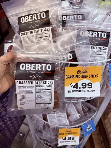 oberto grass fed beef sticks
