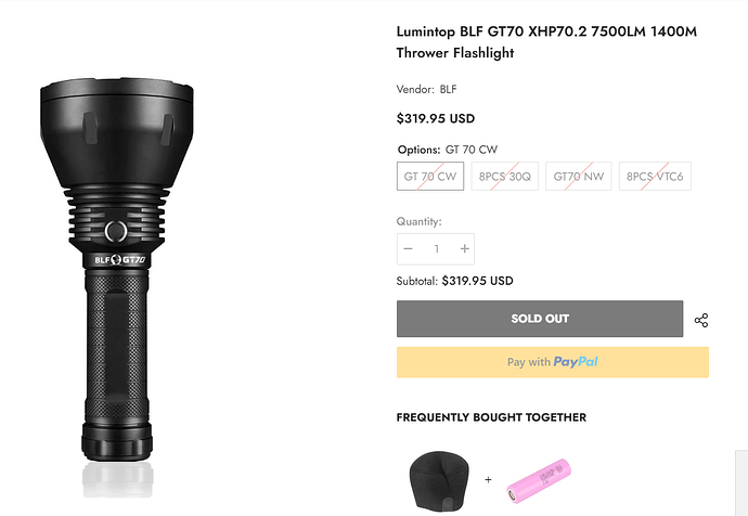 Lumintop BLFGT 70