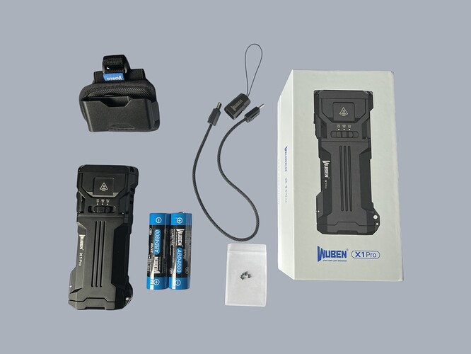 Wuben X1Pro contents