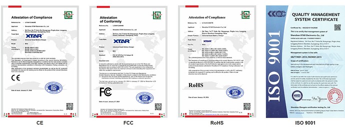 certificates - xtar