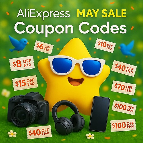 AliExpress May 2025 Coupon Promo Codes
