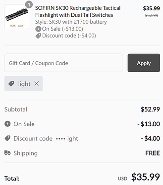 SK30 for , 75%5.99 with coupon