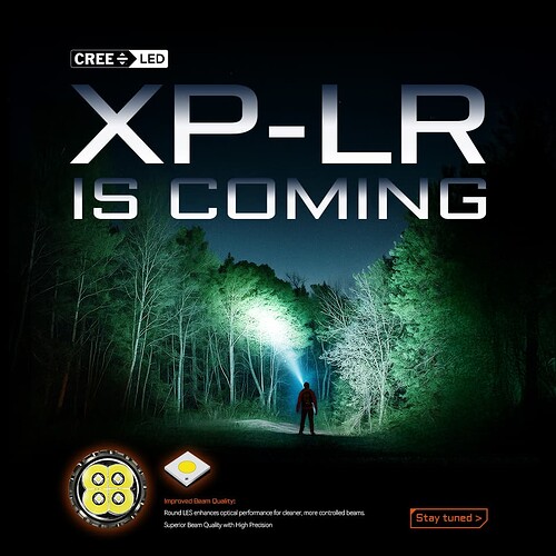 ACEBEAM Flashlight with the latest CREE XP-LR LEDs