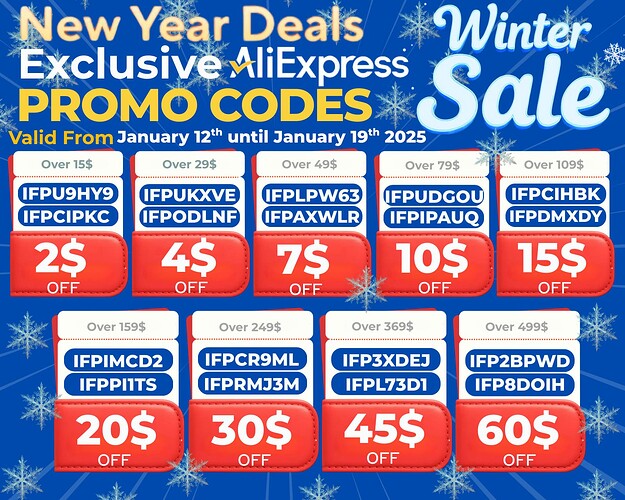 Winter Sale Codes