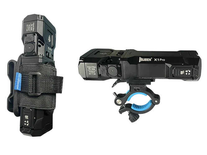 Wuben X1Pro carry - belt holster and bicycle mount
