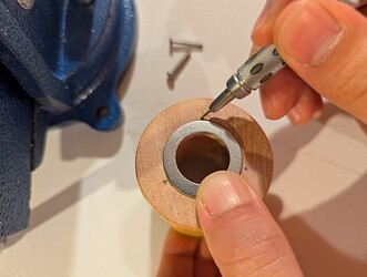 Marking the connecting points