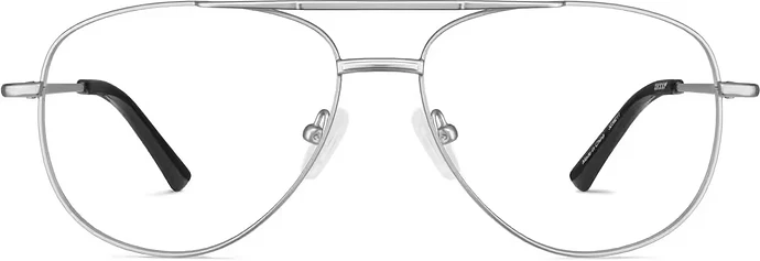 Silver Aviator Glasses #3239211