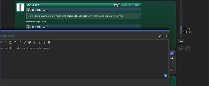 rich text editor