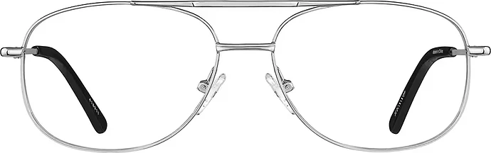 Silver Aviator Glasses #418911