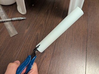 Not the right tool for the job, but then again this is not a typical job.