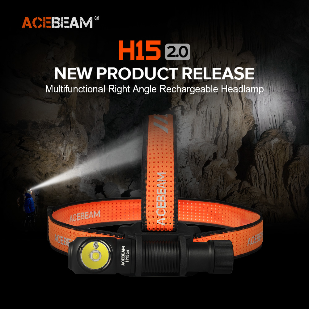 New Release: ACEBEAM H15 2.0 Dual Light Source Rechargeable
