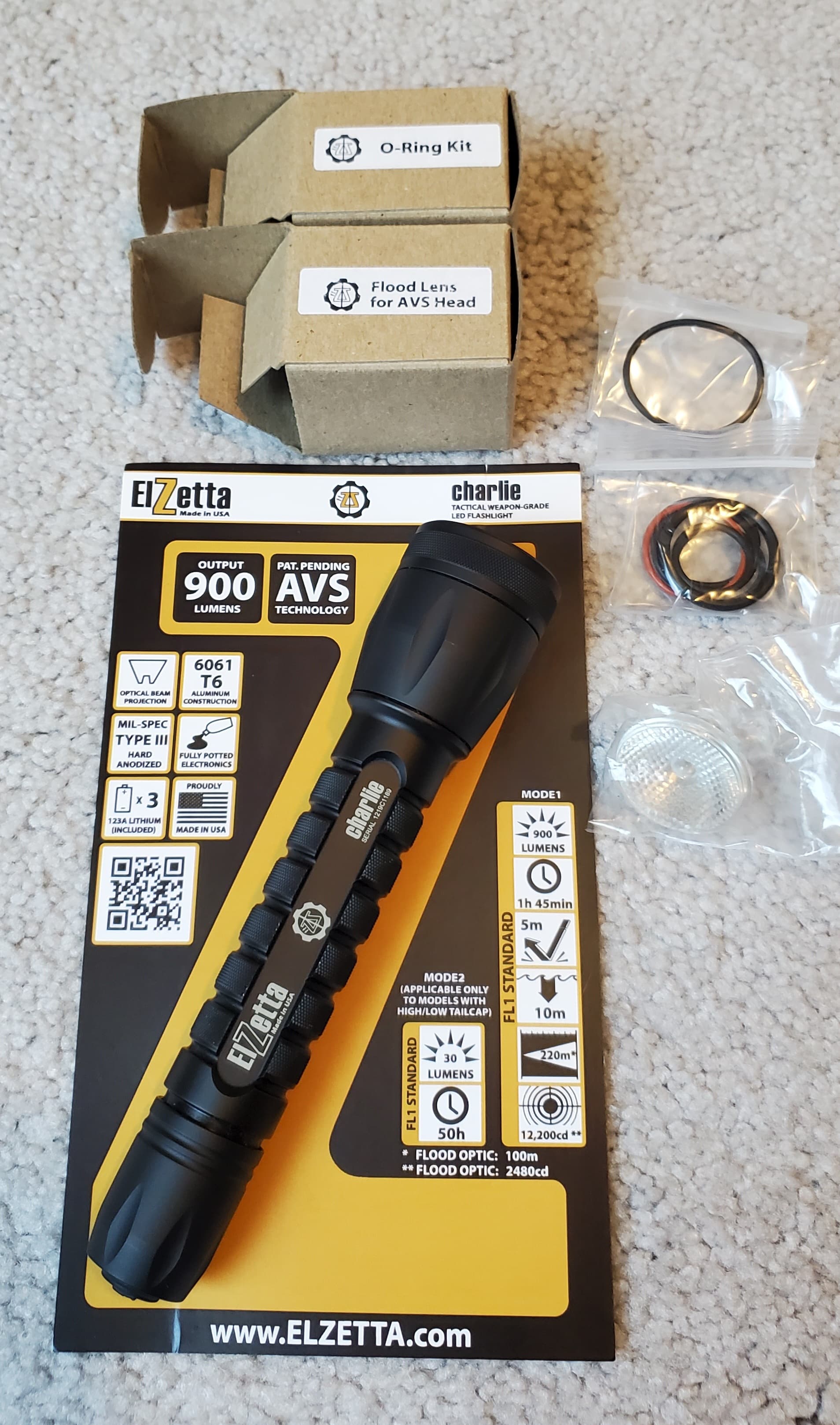 Elzetta Charlie AVS Head SOLD - LED Flashlights – General Info