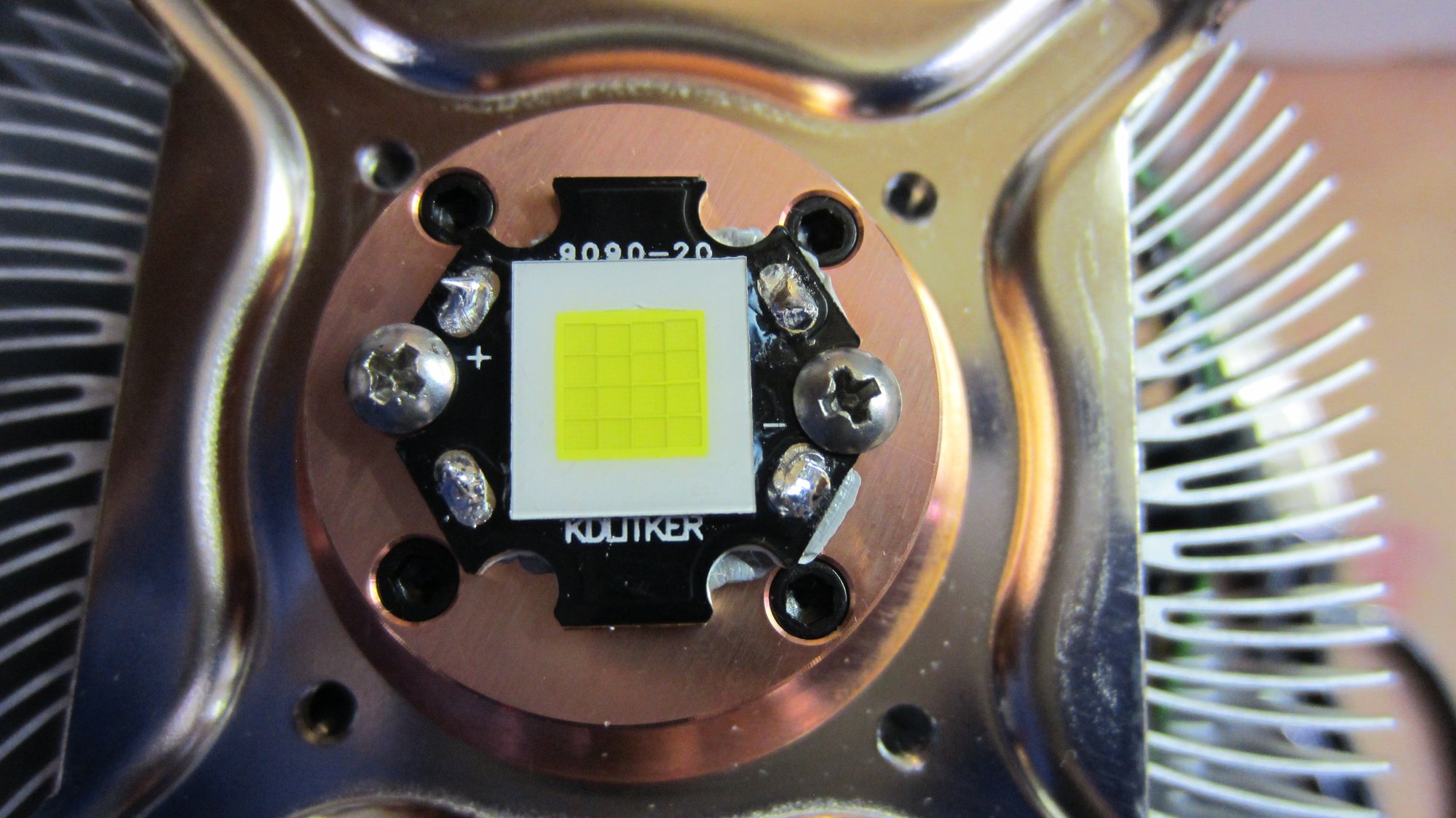 LED test: SFH55, 6500k - Flashlight Modding and DIY Parts